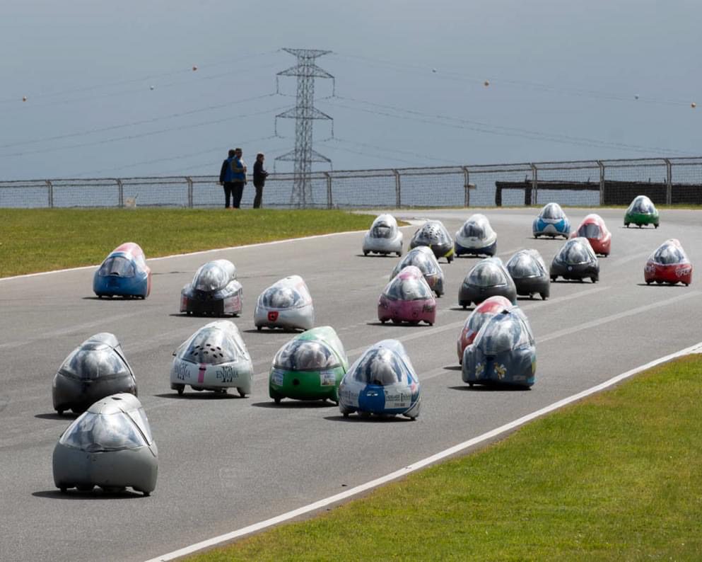 Hounds on wheels: Blackfriars’ pedal prix teams tear up the track