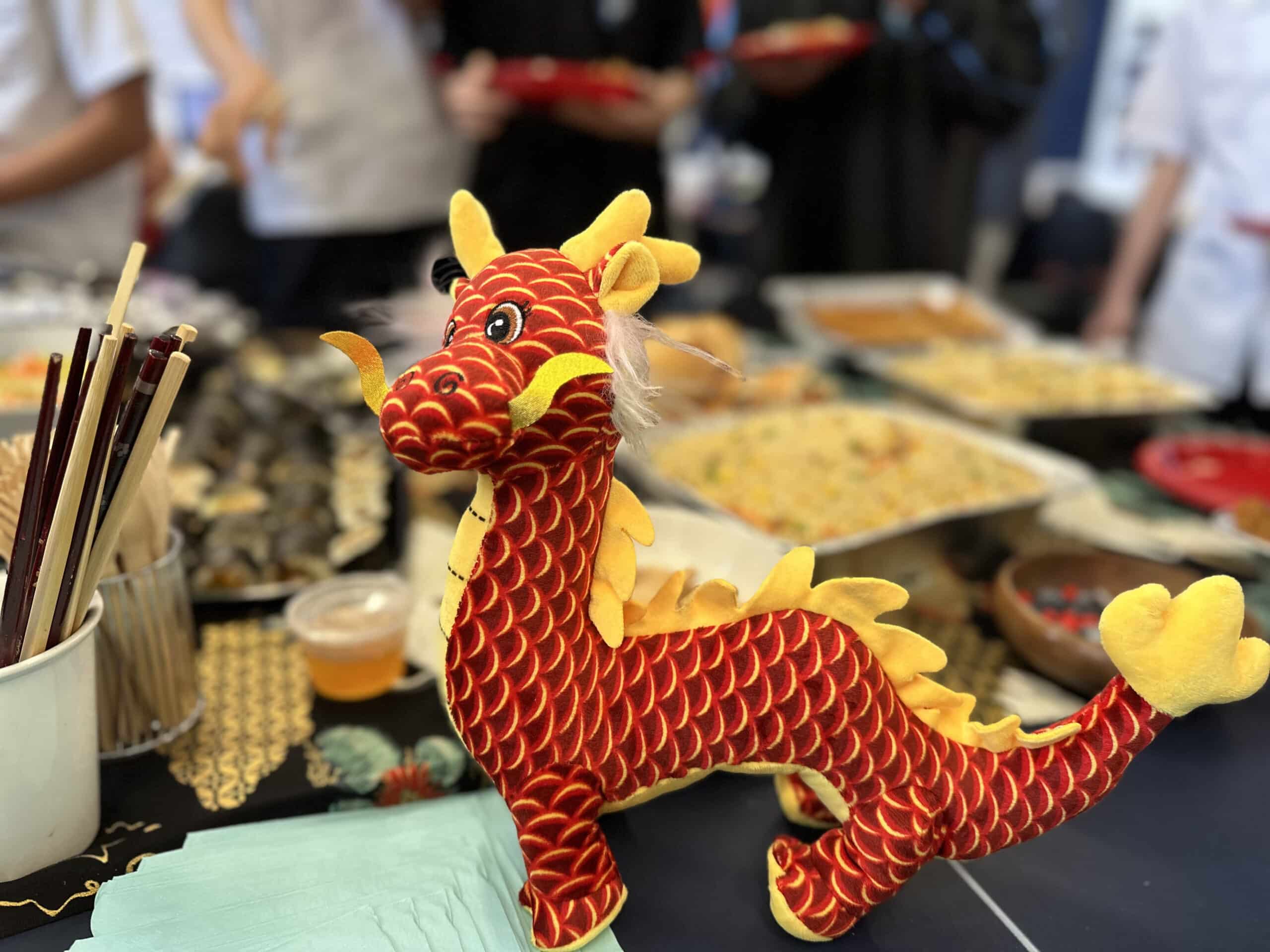 Year of the Dragon celebration with our international students