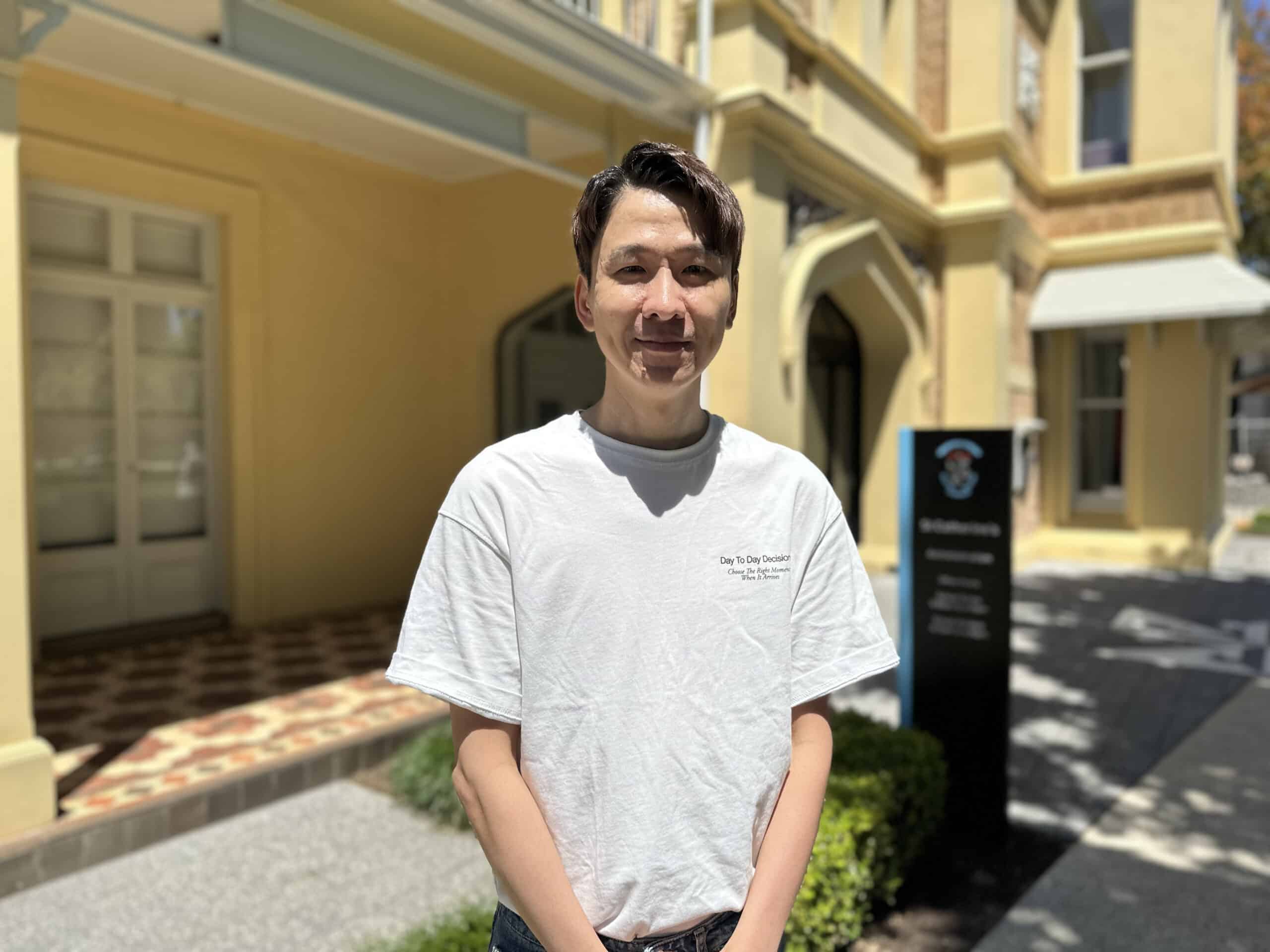 Back to Blackfriars: Old scholar international student Eddie Cui