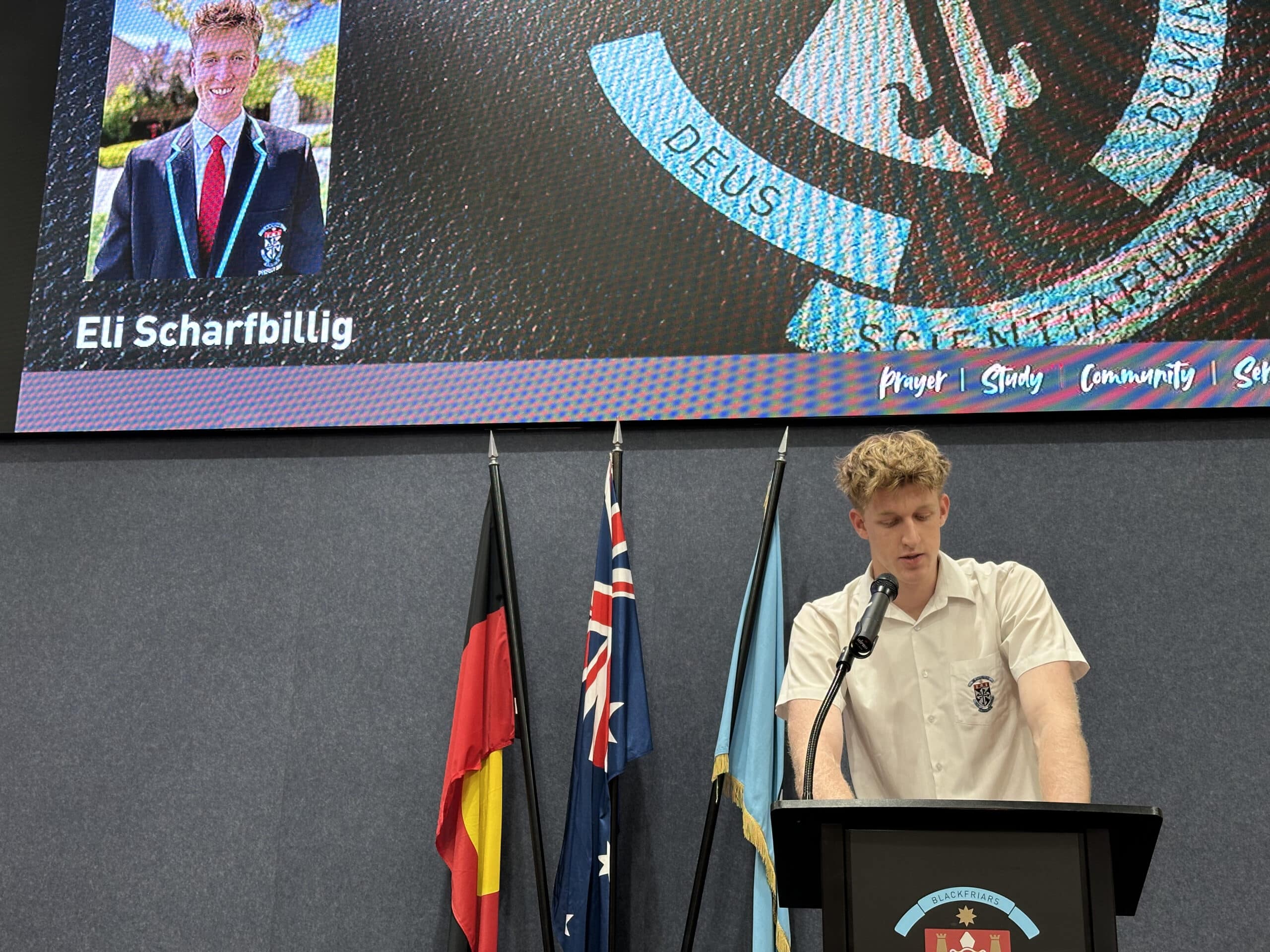 2025 Head Prefect Eli Scharfbillig’s inaugural address