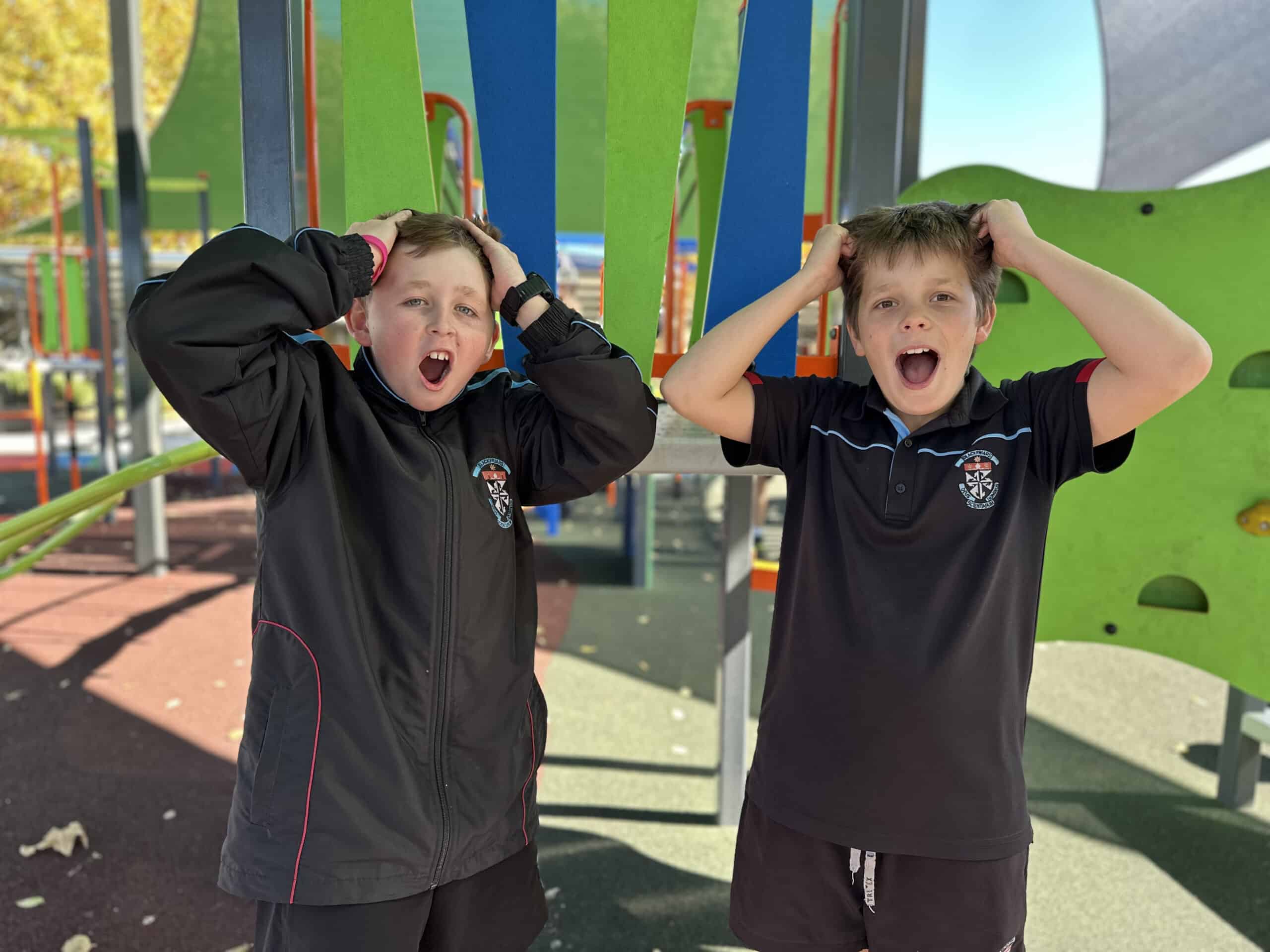 Primary students join Blackfriars Greatest Shave